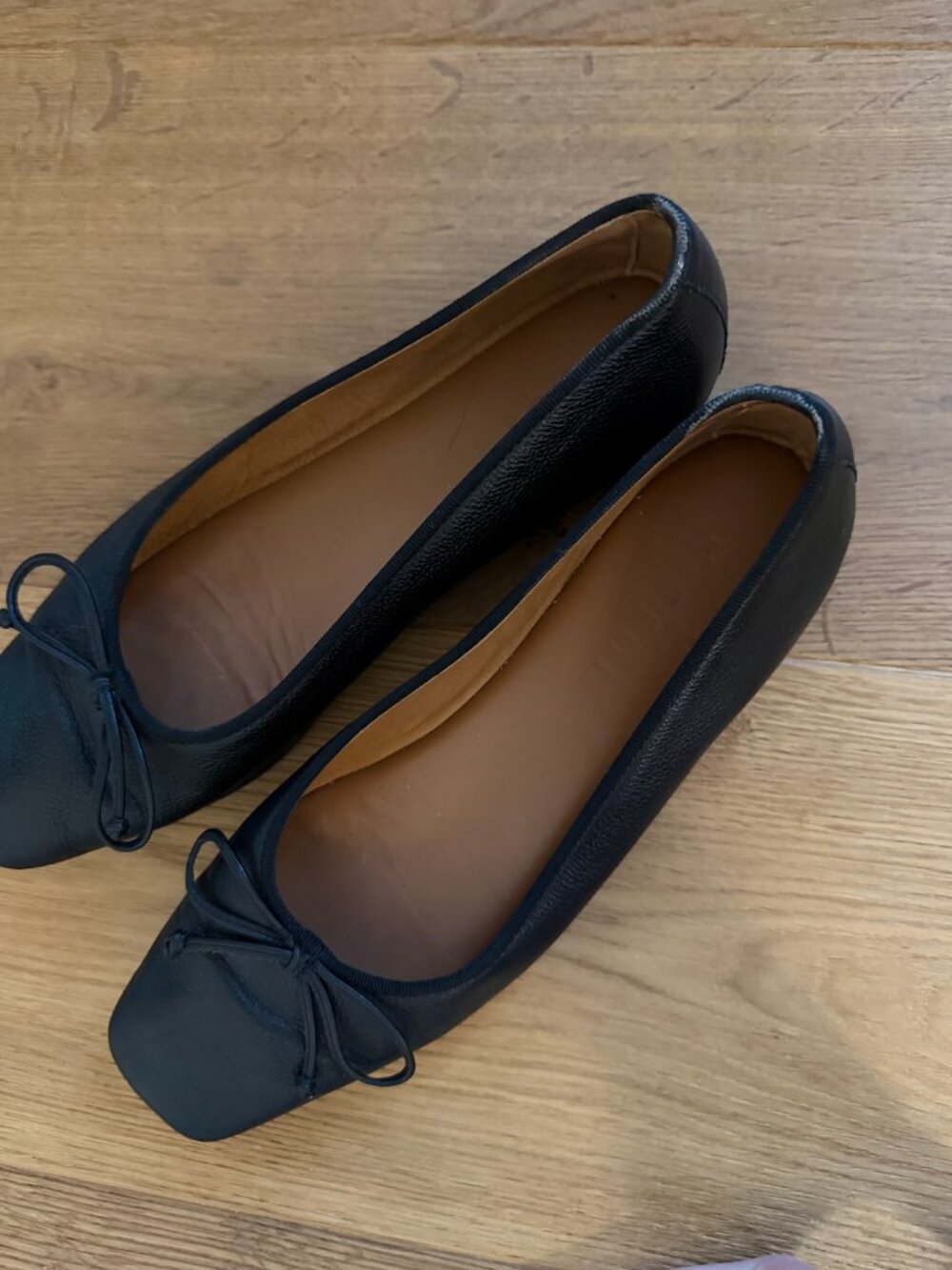 M. Gemi Danza Leather Ballet Flats - Picture 3 of 6